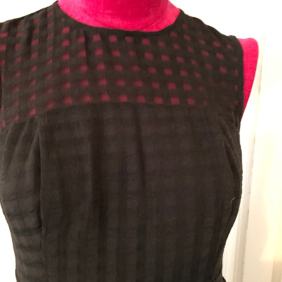 DRESS BLACK MIDI - COTTON Donna Morgan - Picture 5 of 12